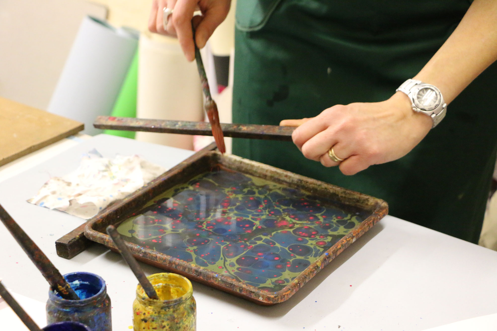 Florentine Marbled Paper Workship with Francesca Vannini