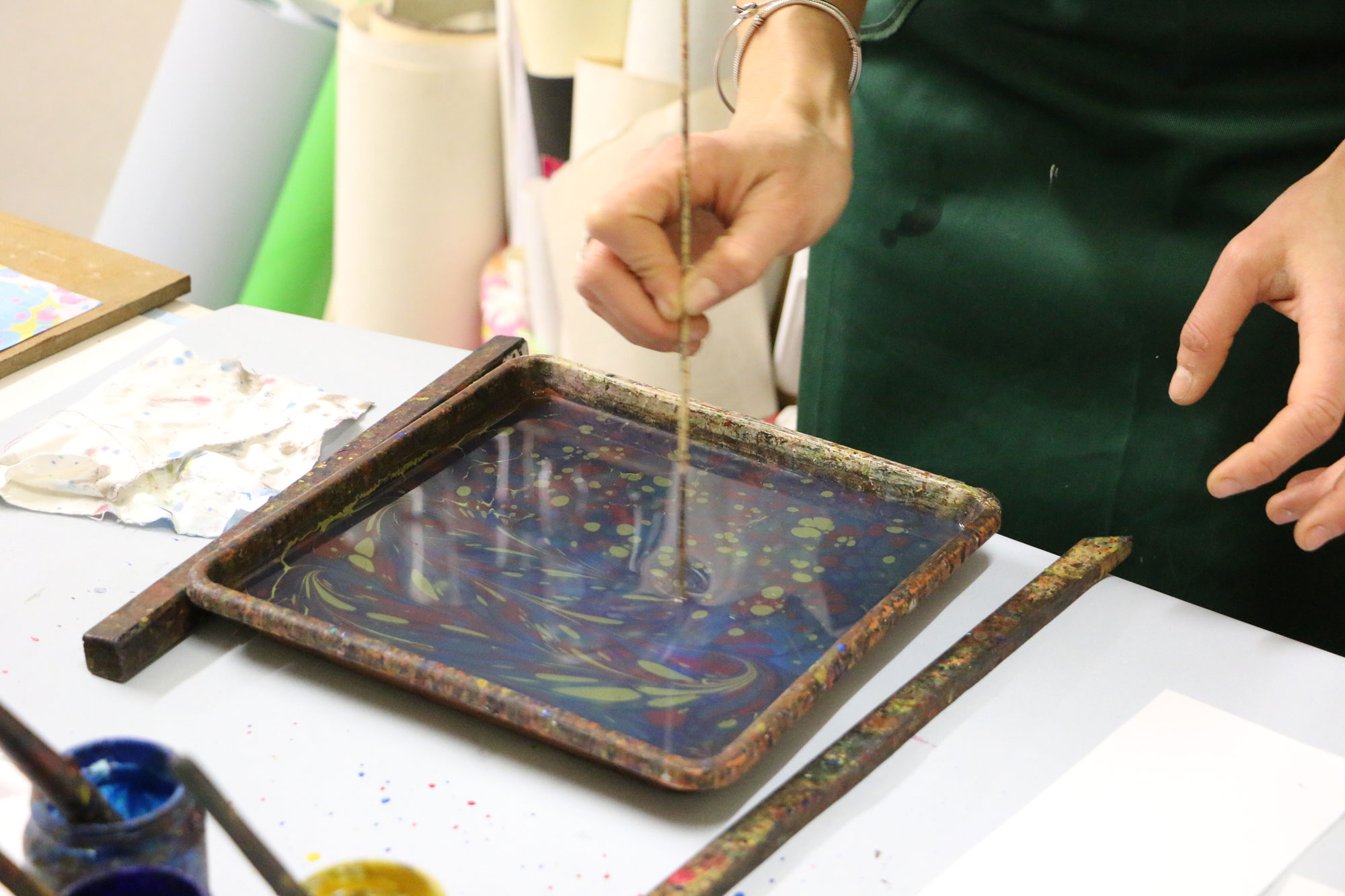 Florentine Marbled Paper Workship with Francesca Vannini