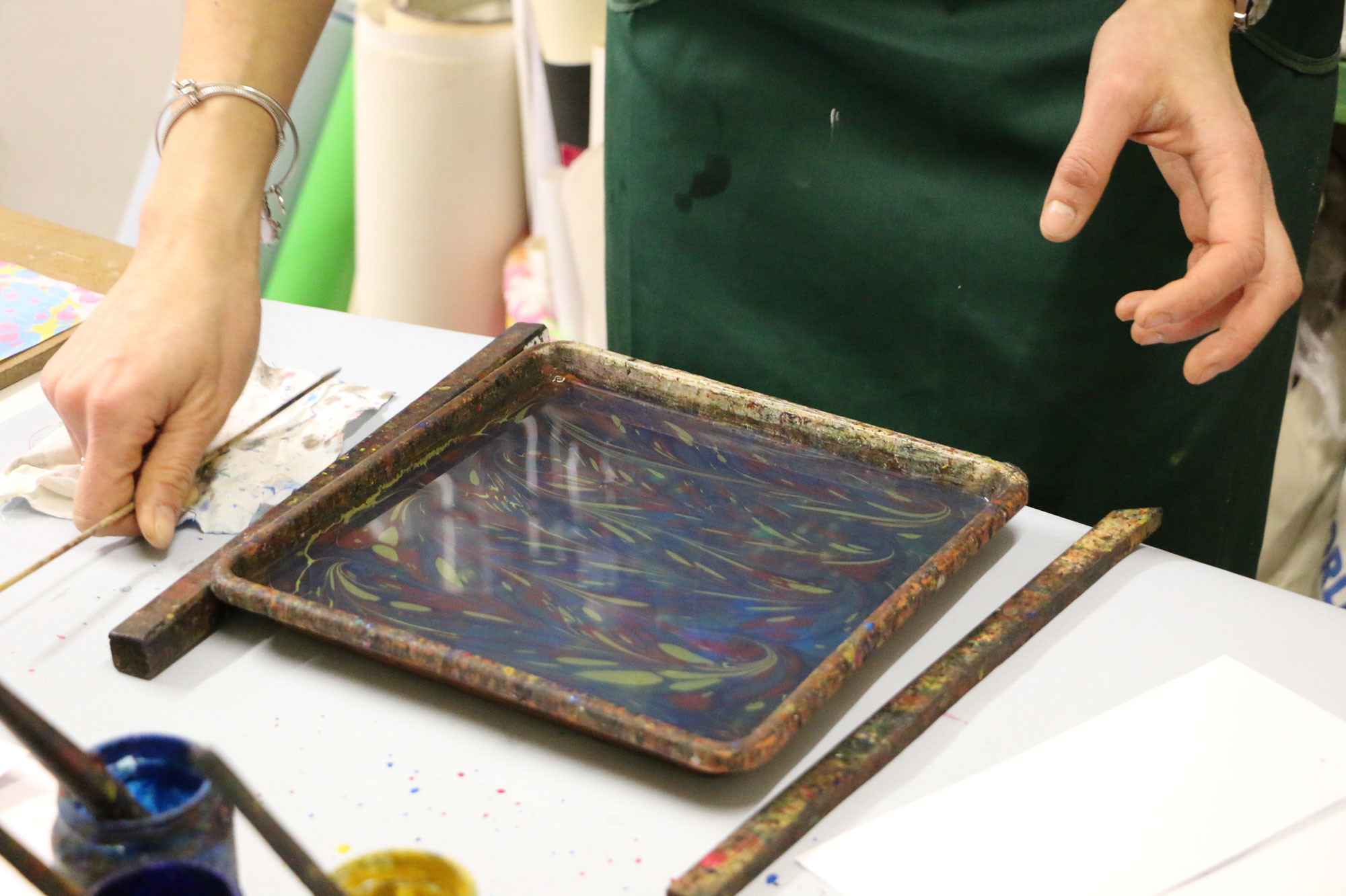 Florentine Marbled Paper Workship with Francesca Vannini