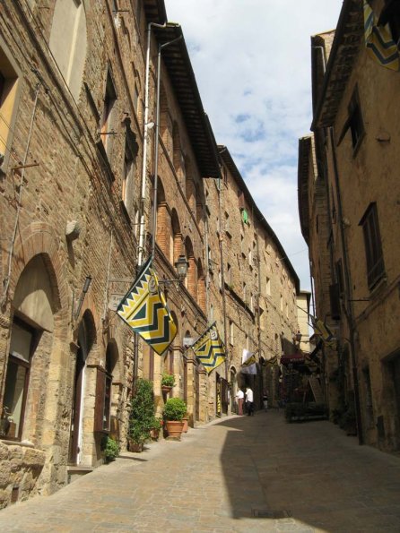 Streets in Volterra